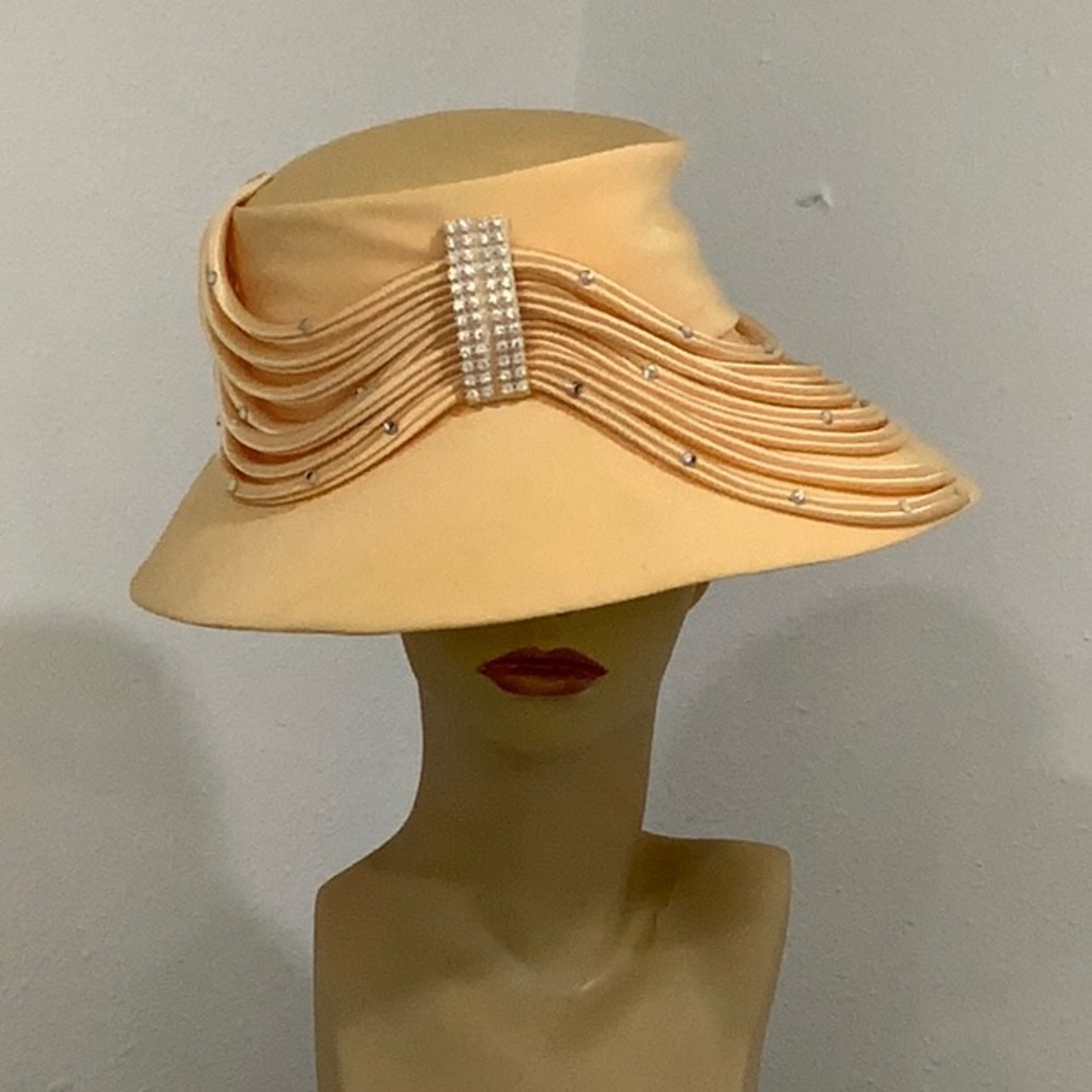 Luxurious Yellow Church/Dressy Hat